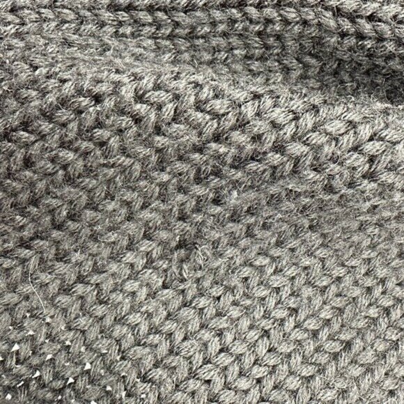 Soft Surroundings S Country Weekend Cardigan Sweater 22136 Black Wool Blend Belt - Picture 8 of 9